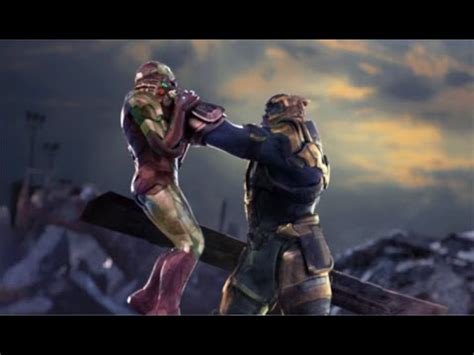 Avengers: Endgame | THANOS vs IRON MAN (Fight Scene) - YouTube