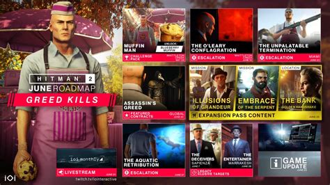 Hitman 2 June Roadmap Reveals New Missions, Contracts, and Updates ...