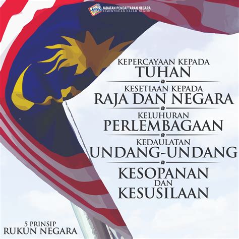 Sejarah dan maksud Rukun Negara Malaysia