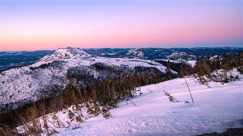 Free picture: snowy, sunset, mountain peak, evening, horizon, landscape, majestic, panorama ...