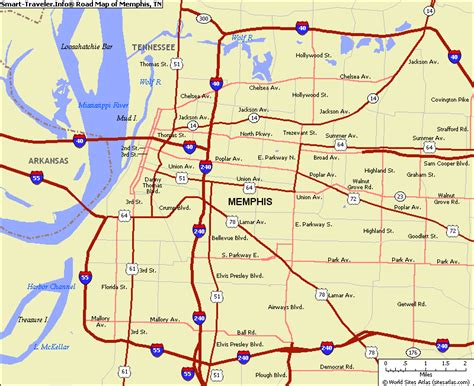 nice Map of Memphis Tennessee | Memphis map, Map, Memphis