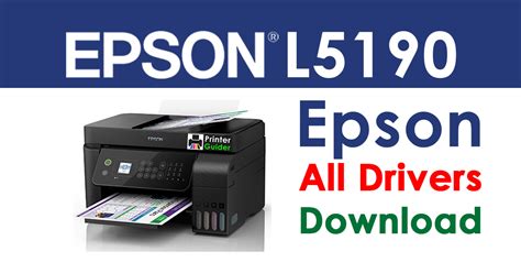 Epson L5190 Printer/Scanner Driver Free Download - Printer Guider