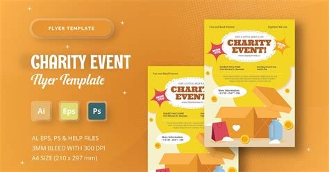 Charity Event - Flyer, Graphic Templates - Envato Elements