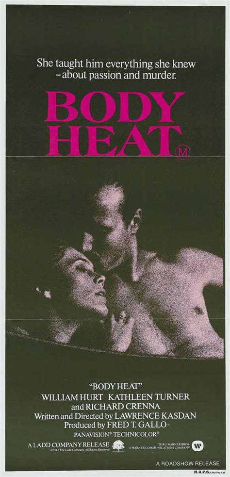 Body Heat - movie POSTER (Style A) (20" x 40") (1981) - Walmart.com