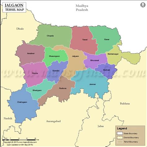 Jalgaon Tehsil Map