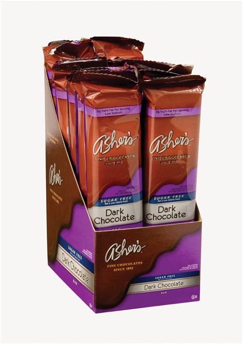 Sugar Free Dark Bars | Asher's Chocolate Co.