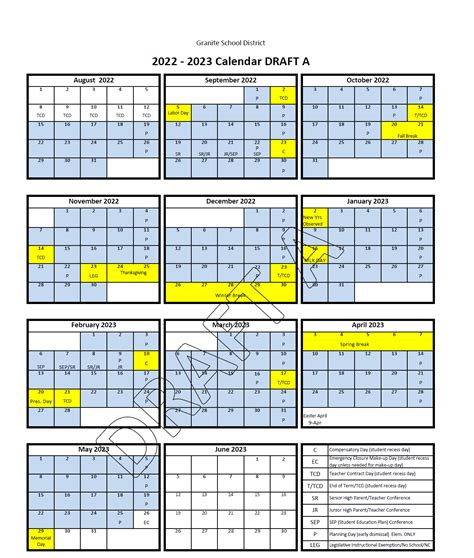 Disd Calendar 2022-2023 – Printable Template Calendar