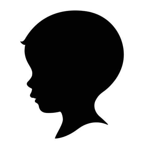 Boy Face Silhouette at GetDrawings | Free download