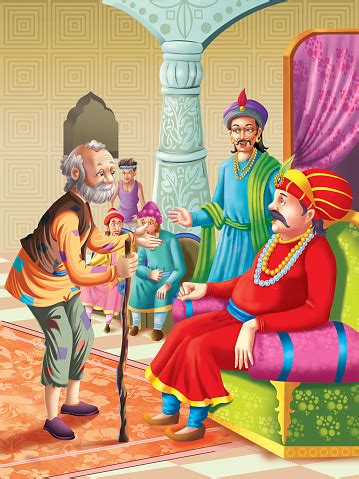 Akbar And Birbal Stock Illustration - Download Image Now - Cartoon, Adult, Art - iStock