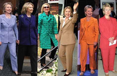 Hillary Clinton celebrity looks and style. Must see!