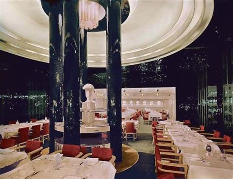 The Tourist Class Dining Room on The Normandie. Colorized by Steve Walker. Retro Interior, Art ...