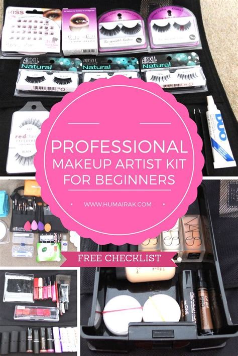 Professional Makeup Artist Kit For Beginners Free Checklist | Professional makeup artist kit ...