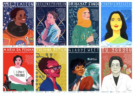 STEM role model posters celebrate female innovators - Positive News - Positive News