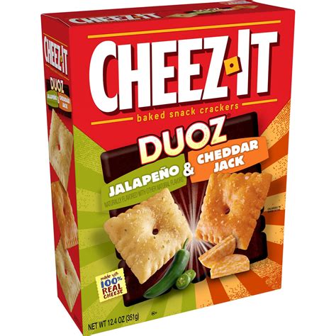 Cheez-It Baked Snack Cheese Crackers Jalapeno & Cheddar Jack - Shop ...