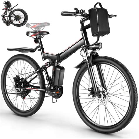 Gocio Adult Electric Bicycles Foldable Ebike, 500W 26″ Electric ...