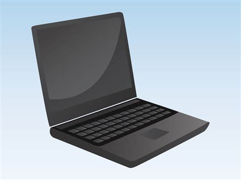 Black Laptop Graphics Vector Art & Graphics | freevector.com