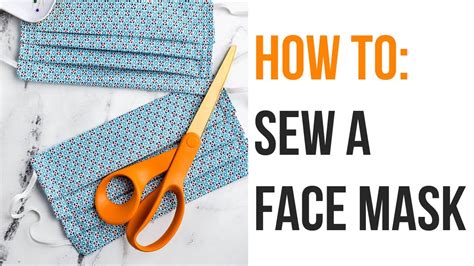 How to Sew a Surgical Face Mask for Hospitals – Free Pattern - YouTube