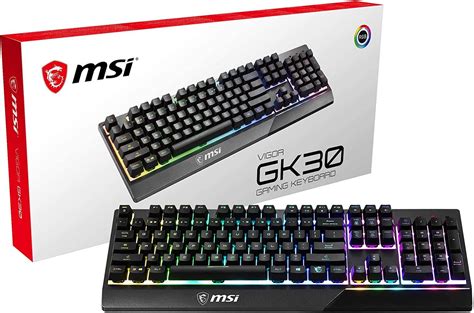 Teclado Gamer Mecánico MSI Vigor GK30 US, RGB, en Ingles.