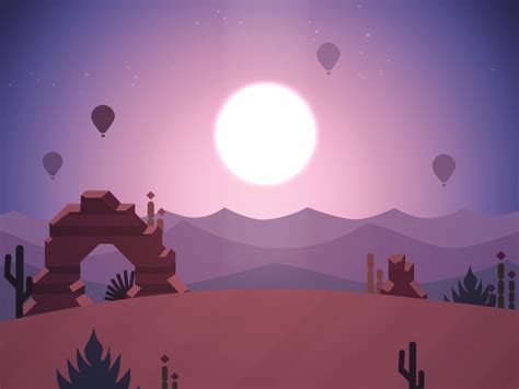 Alto's Odyssey Scenery by Yannis Chalaris on Dribbble