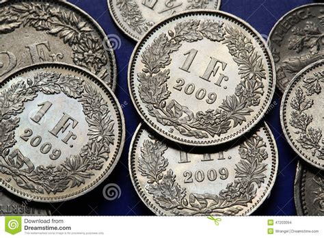 Coins of Switzerland stock photo. Image of tender, frame - 47203094