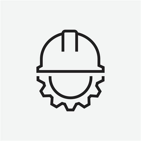 vector illustration of engineer icon with cogwheel | Engineering symbols, Minimal tattoo design ...