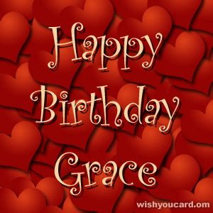 Happy Birthday Grace Free e-Cards