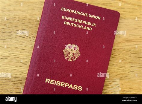 German passport, Deutscher Reisepass Stock Photo - Alamy