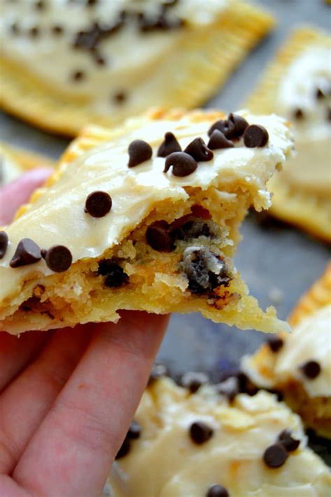 Cookie Dough Pop Tarts - Food Fanatic