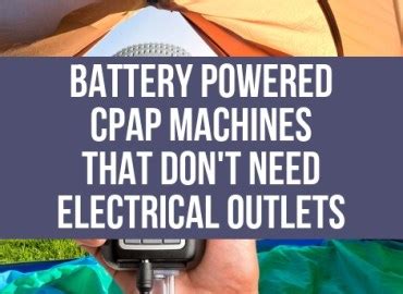 Battery Operated CPAP Machines That Last The Longest | Travel CPAP Machines