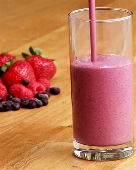 Easy Fruit Smoothies 4 Ways | Easy fruit smoothies, Easy smoothies, Smoothie drinks