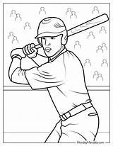 20 Baseball Coloring Pages Free PDF Printables sketch template