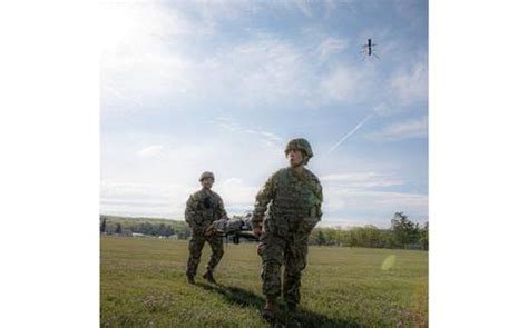 US troops test aerial drone that relays vital signs of wounded on the ...