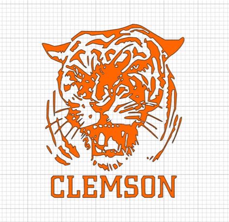 Clemson Tigers Svg File - Etsy