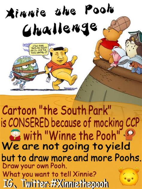 Netizens challenge the Chinese censorship of Winnie the Pooh by drawing the forbidden bear # ...