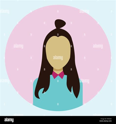 Female Avatar Profile Icon Round Woman Face Stock Vector Image & Art - Alamy