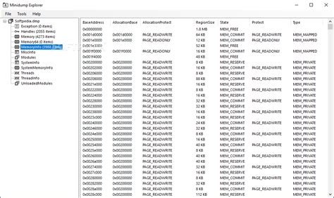 Minidump Explorer 0.8 - Download, Review, Screenshots