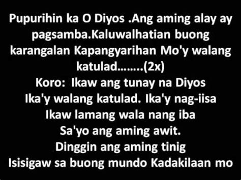 Ikaw ang tunay na Diyos with lyrics (MCM Worship Team Cover) - YouTube