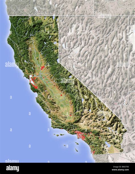 California Relief Map Making From A Project