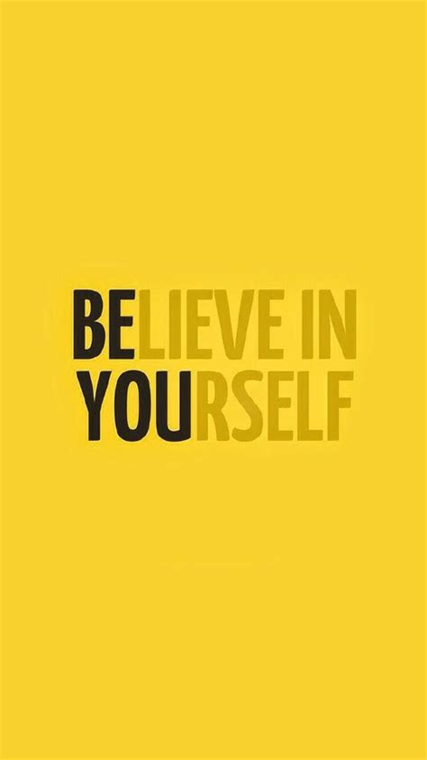 BE YOU - Believe in Yourself