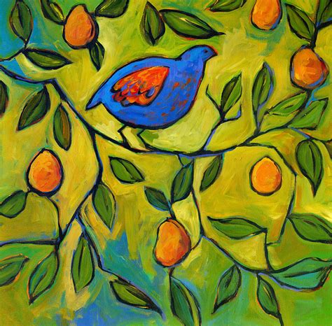 Partridge in a Pear Tree Painting by Patty Baker - Fine Art America