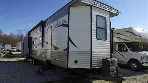 2013 Forest River Cherokee 39H Pre Owned Park Model Travel Trailer Walk Through Video - YouTube