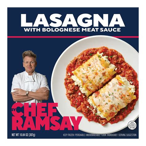 Gordon Ramsay Lasagna with Bolognese Meat Sauce Frozen Meal, 10.84 oz-Pack Of 15 - Walmart.com