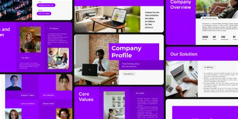 Company Profile Template | Figma