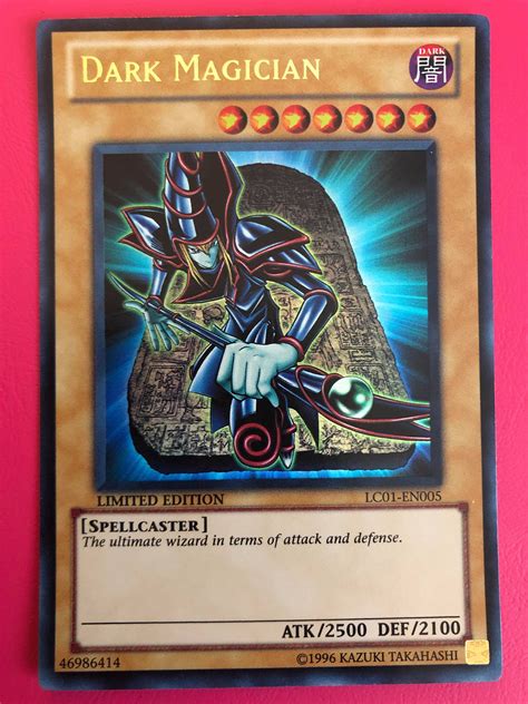 Dark Magician LC01-EN005 Ultra Rare LIMITED EDITION Near Mint Yugioh ...