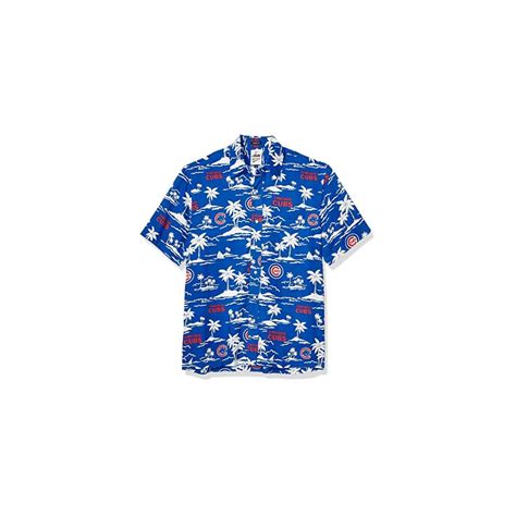 Reyn Spooner Men's Chicago Cubs MLB Classic Fit Hawaiian Shirt ...