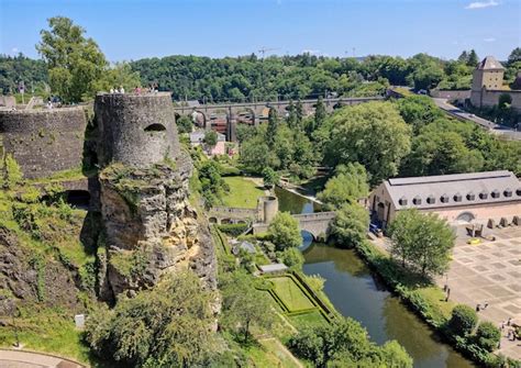 Premium Photo | The historical city with its city walls in luxembourg