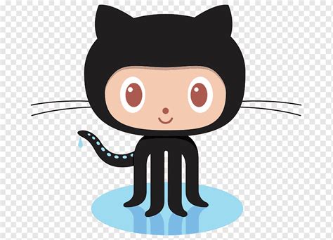 GitHub Version control Fork Software repository, Github Logo Save, mammal, cat Like Mammal ...