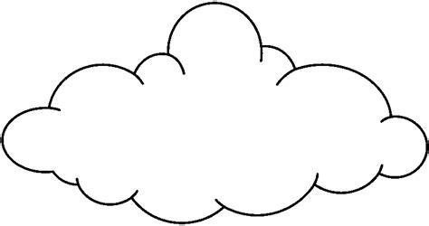 Cloud Clipart Black And White | Free download on ClipArtMag