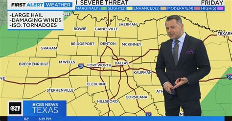 Severe weather possible on Friday - CBS Texas