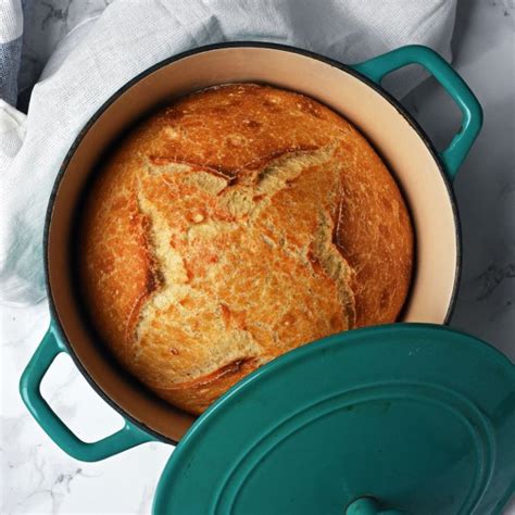 Classic French Boule Bread in Dutch-Oven - Pardon Your French